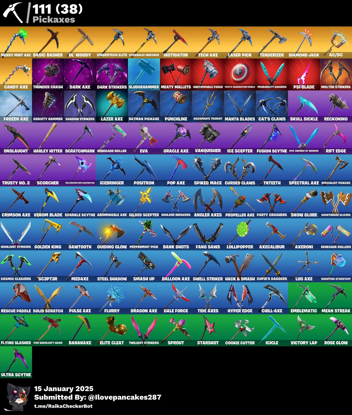Account [PC/PSN/XBOX] 167 skins | OG STW | Black Knight | Sparkle Specialist | The Reaper | Minty Axe | Travis Scott | Astro Jack | 2190 VB