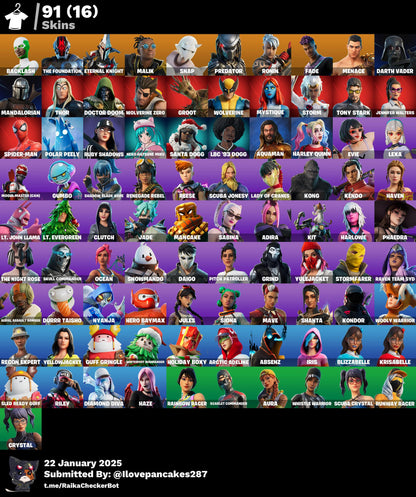 Account [PC/PSN/XBOX] 91 skins | Backlash | The Foundation