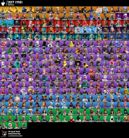 Account [PC/PSN/XBX] 327 skins [PARENTAL 111111] | Merry Mint Axe | Aerial Assault Trooper | Gold Brutus | Gold Meowscles | Gold Midas | Cobalt Snowfoot | John Wick | Ronin | Leviathan Axe 320 VB