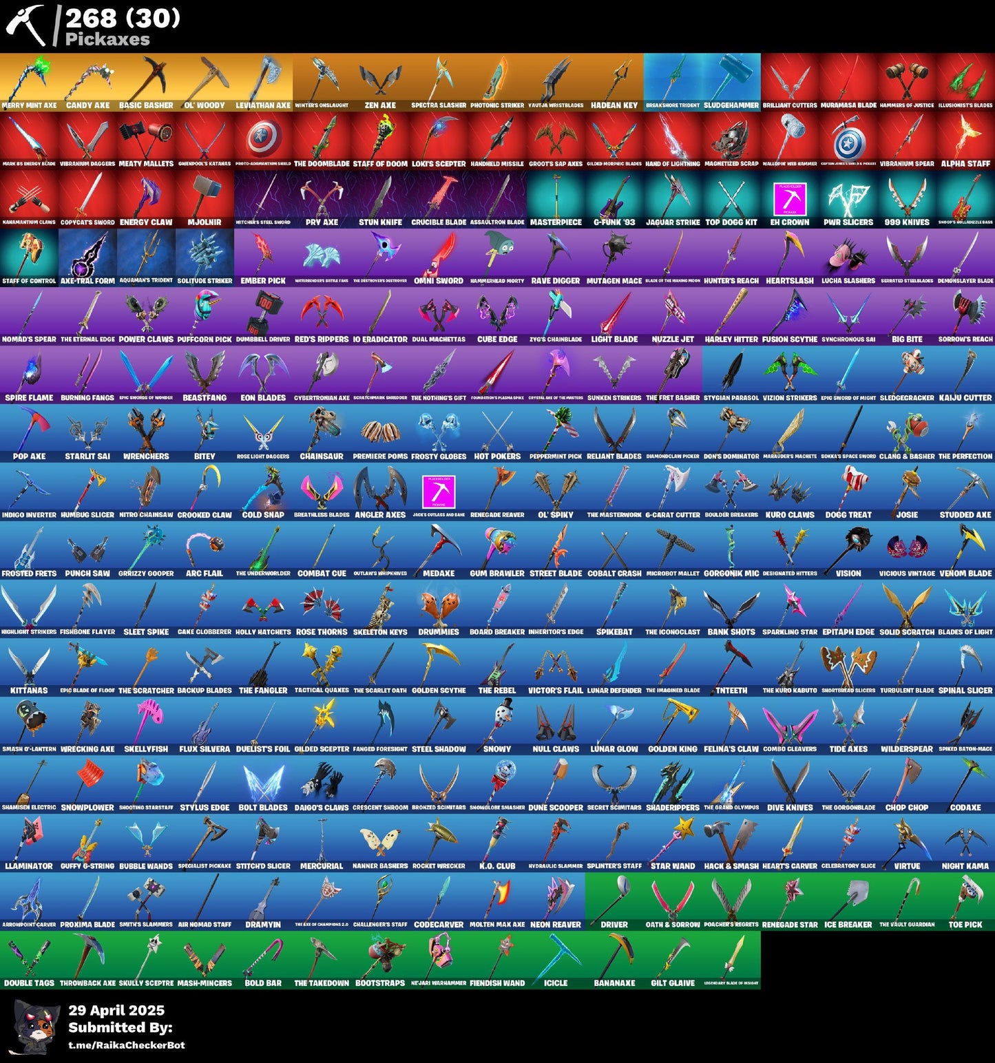 Account [PC/PSN/XBX] 327 skins [PARENTAL 111111] | Merry Mint Axe | Aerial Assault Trooper | Gold Brutus | Gold Meowscles | Gold Midas | Cobalt Snowfoot | John Wick | Ronin | Leviathan Axe 320 VB