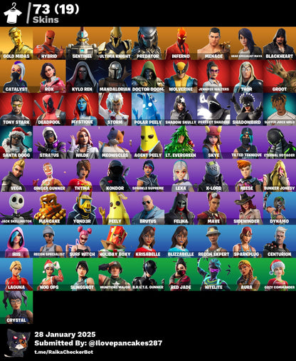 Account [PC/PSN/XBOX] 73 skins | Gold Midas | Leviathan Axe | 100 VB