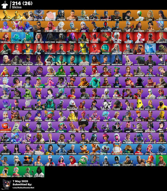 Account [PC/XBX/PSN] 214 skins PRENTAL:111111 | Gold Midas | Gold Brutus | Psycho Bandit | Leviathan Axe 3900 VB
