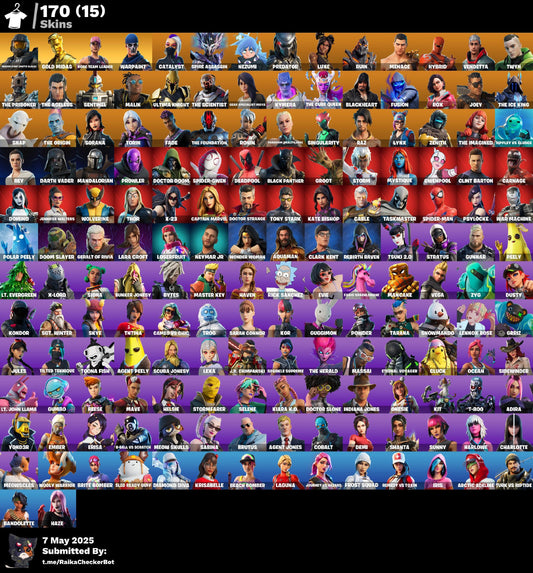 Account [PC/XBX/PSN] 170 skins | OG STW | Master Chief (Matte Black) 1875 VB