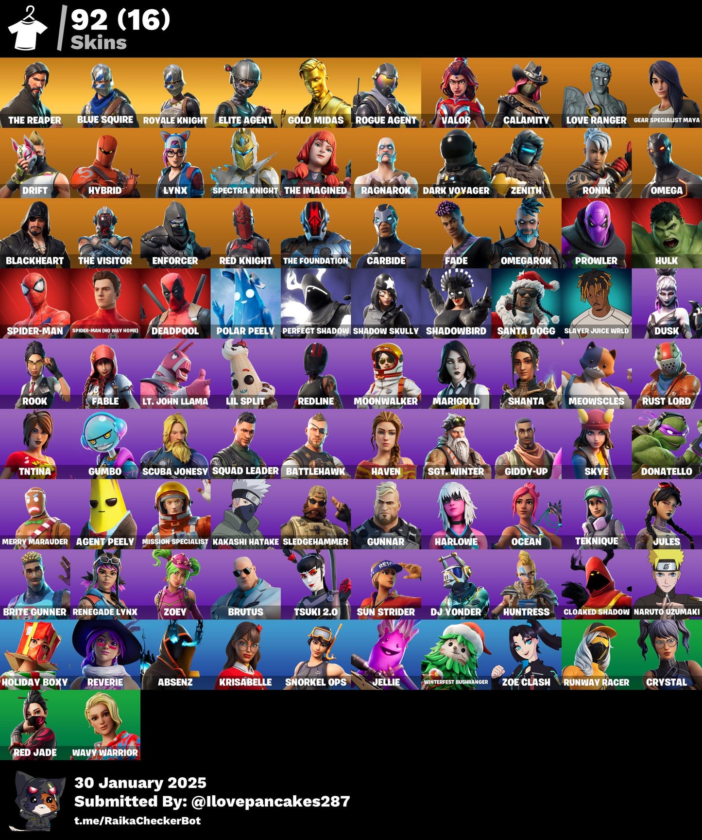 Account [PC/PSN/XBOX] 92 skins | The Reaper | Blue Squire | Royale Knight |Floss | 400 VB