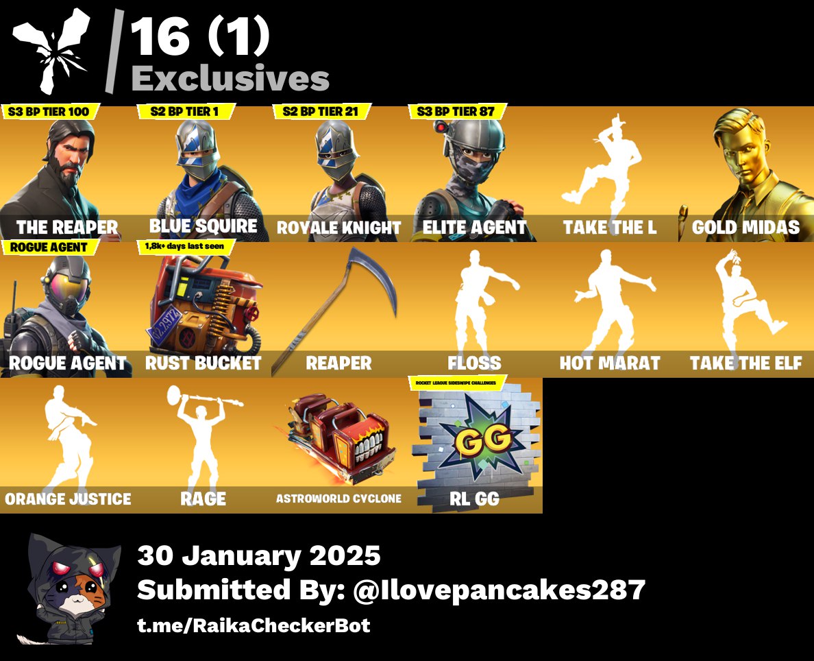 Account [PC/PSN/XBOX] 92 skins | The Reaper | Blue Squire | Royale Knight |Floss | 400 VB
