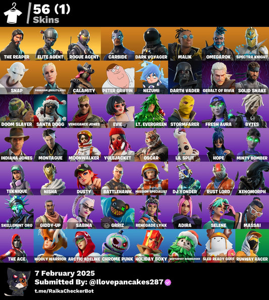 Account [PC/PSN/XBOX] 56 skins | The Reaper | Take The L | Rogue Agent | 1600 VB