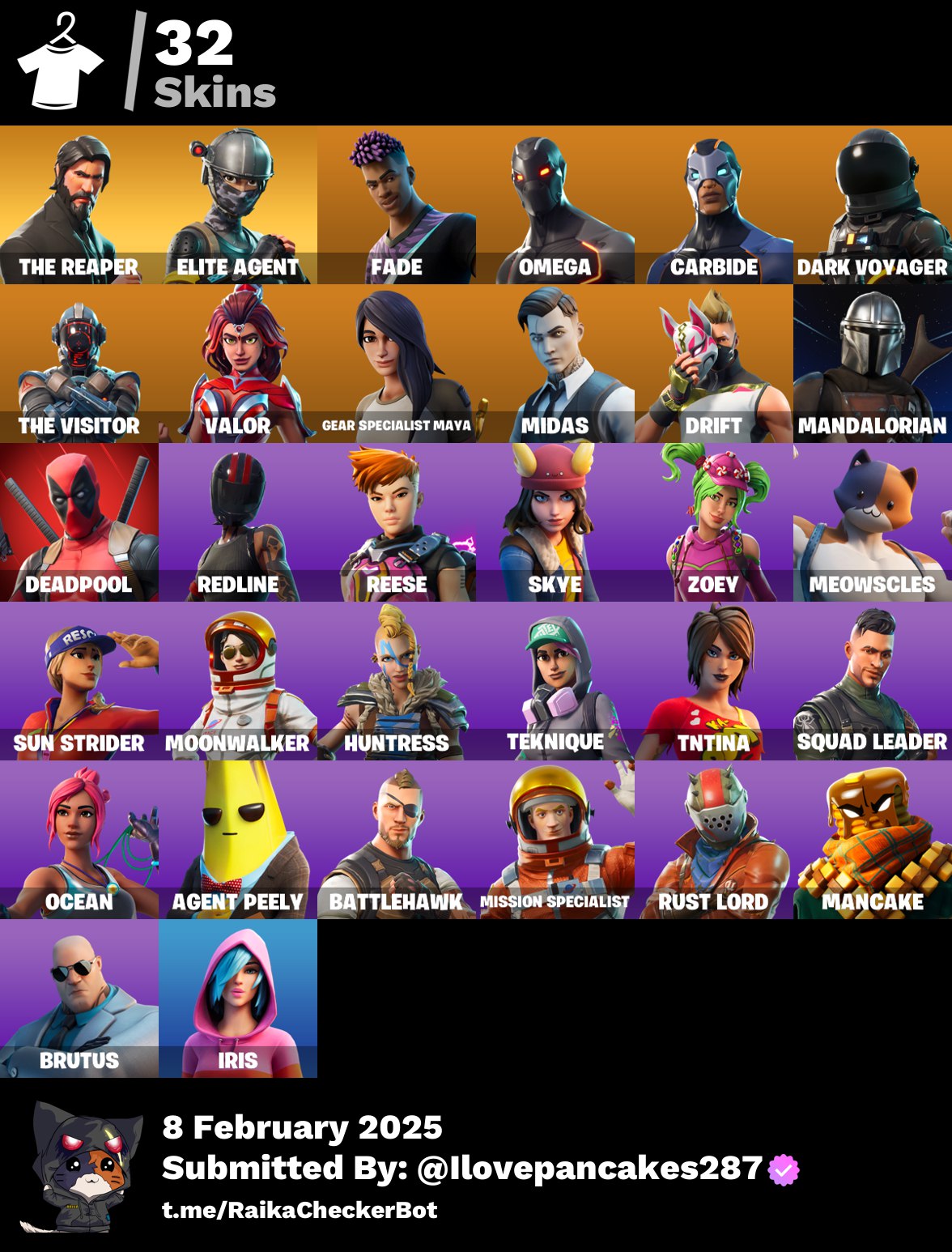 Account [PC/PSN/XBOX] (Дож. Гар.) 32 skins | The Reaper | Omega | 650 VB