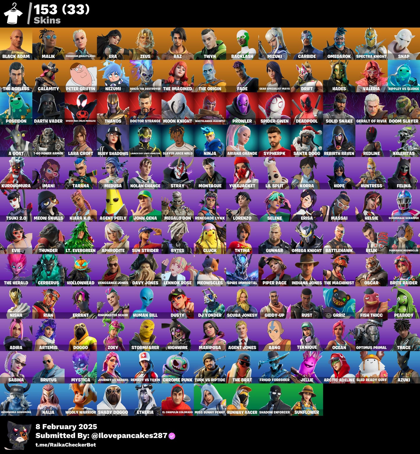 Account [PC/PSN/XBOX] 153 skins | Black Adam | Malik | 150 VB
