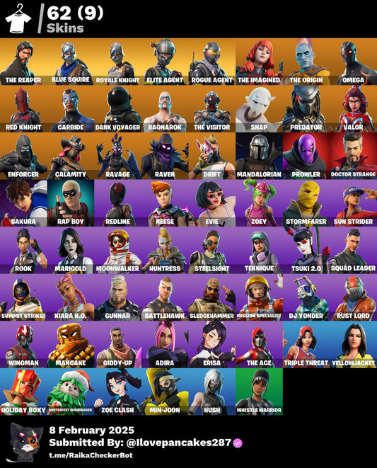 Account [PC/PSN/XBOX] 62 skins | The Reaper | s2 skins