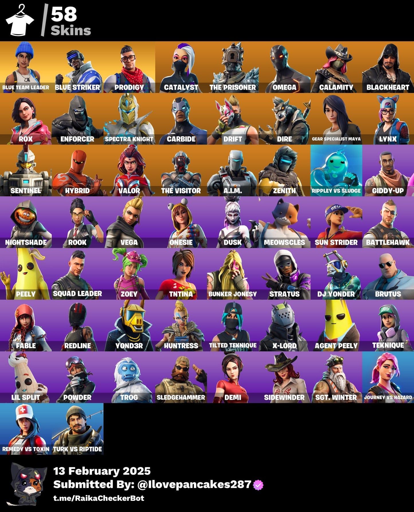 Account [PC/PSN/XBOX] 58 skins | Blue Team Leader | Blue Striker | 500 VB