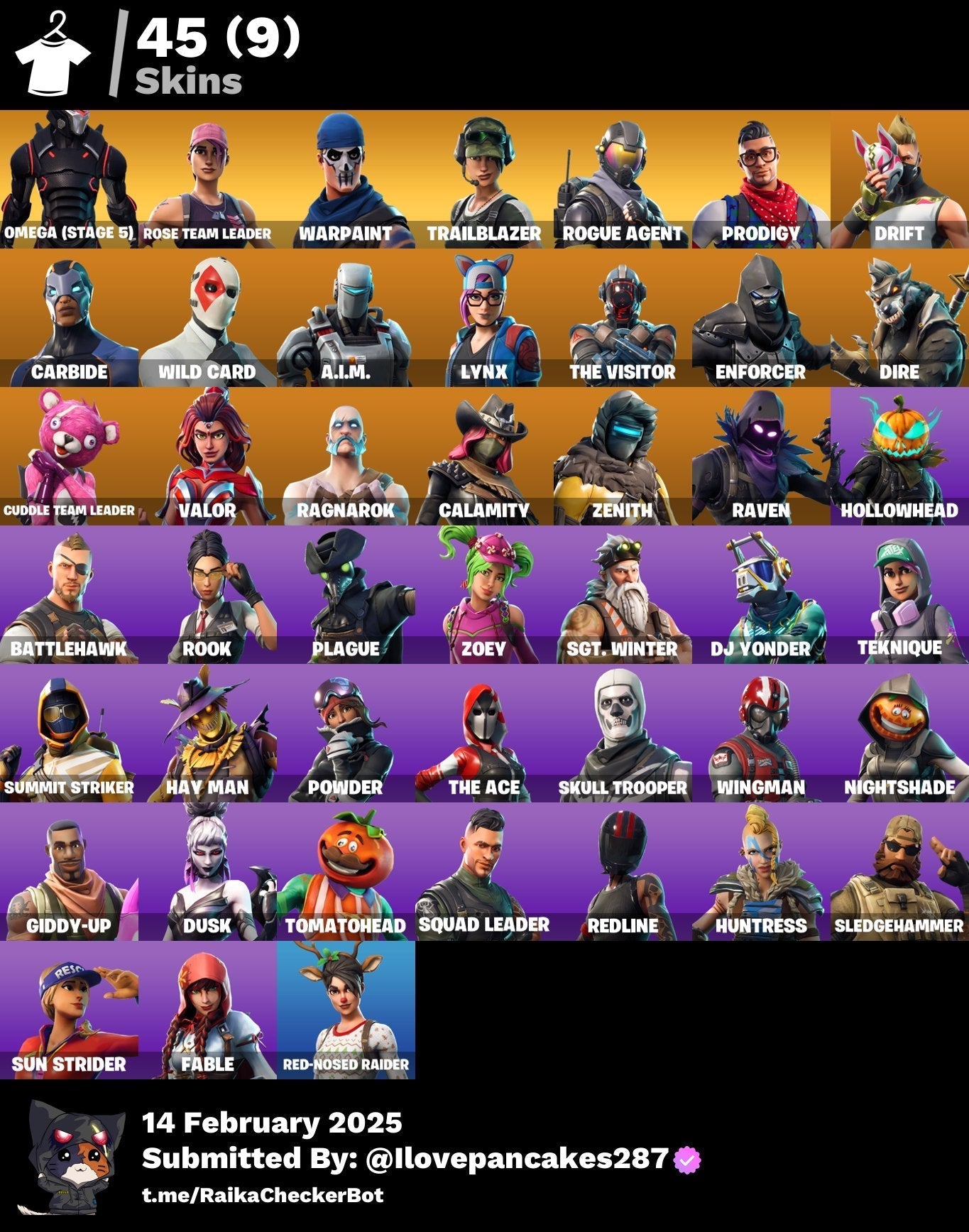 Account [PC/PSNXBOX] 45 skins | MAX OG STW (FP5) | Omega (stage 5)