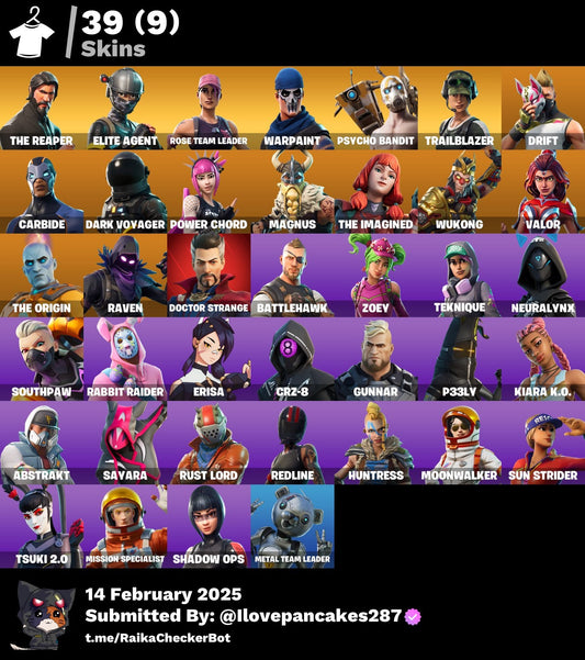 Account [PC/PSN/XBOX] 39 skins | MAX OG STW (FP5) | The Reaper | Psycho Bandit | 2605 VB