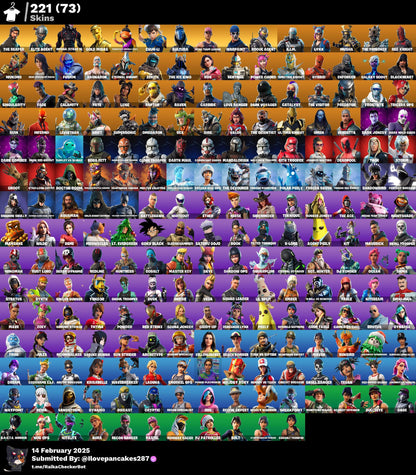 Account [PC/XBOX] 221 skins | OG STW | The Reaper | Merry Mint Axe | Omega (stage 5) |  385 VB