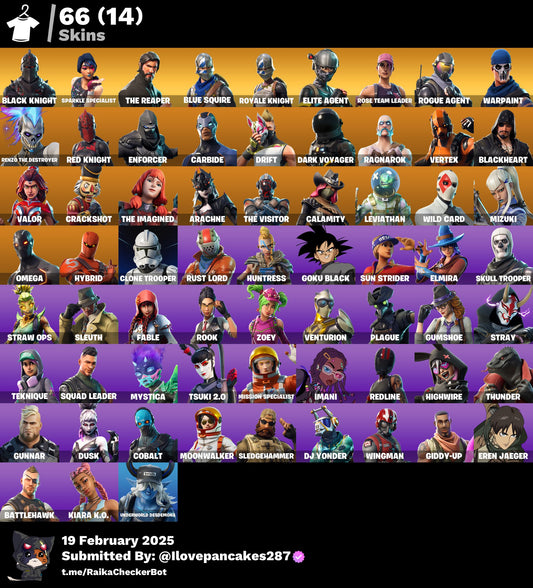 Account [PC/PSN/XBOX] 66 skins | OG STW | Black Knight  | The Reaper | Take The L | Floss