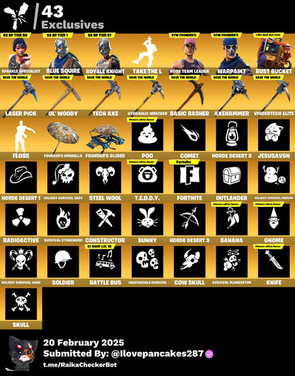 Account [PC/PSN/XBOX] 26 skins | MAX OG STW (FP5) | Sparkle Specialist | Take The L