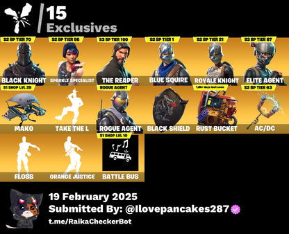 Account [PC/PSN/XBOX] 50 skins | Black Knight | The Reaper