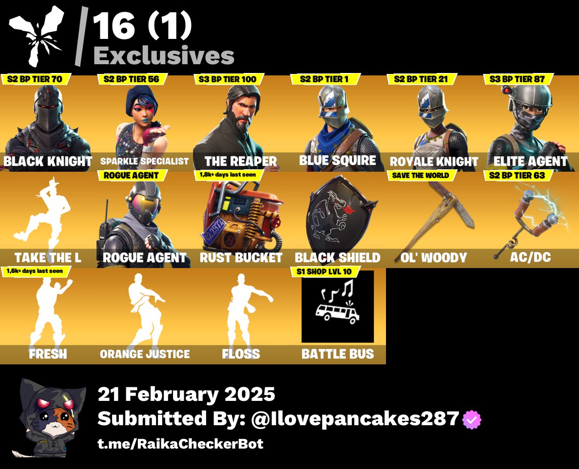 Account [PC/PSN/XBOX] 32 skins | Black Knight | The Reaper | 450 VB