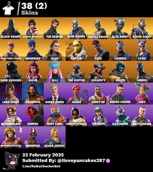 Account [PC/PSN/XBOX] 38 skins | OG STW (Deluxe) | Black Knight | The Reaper | 600 VB