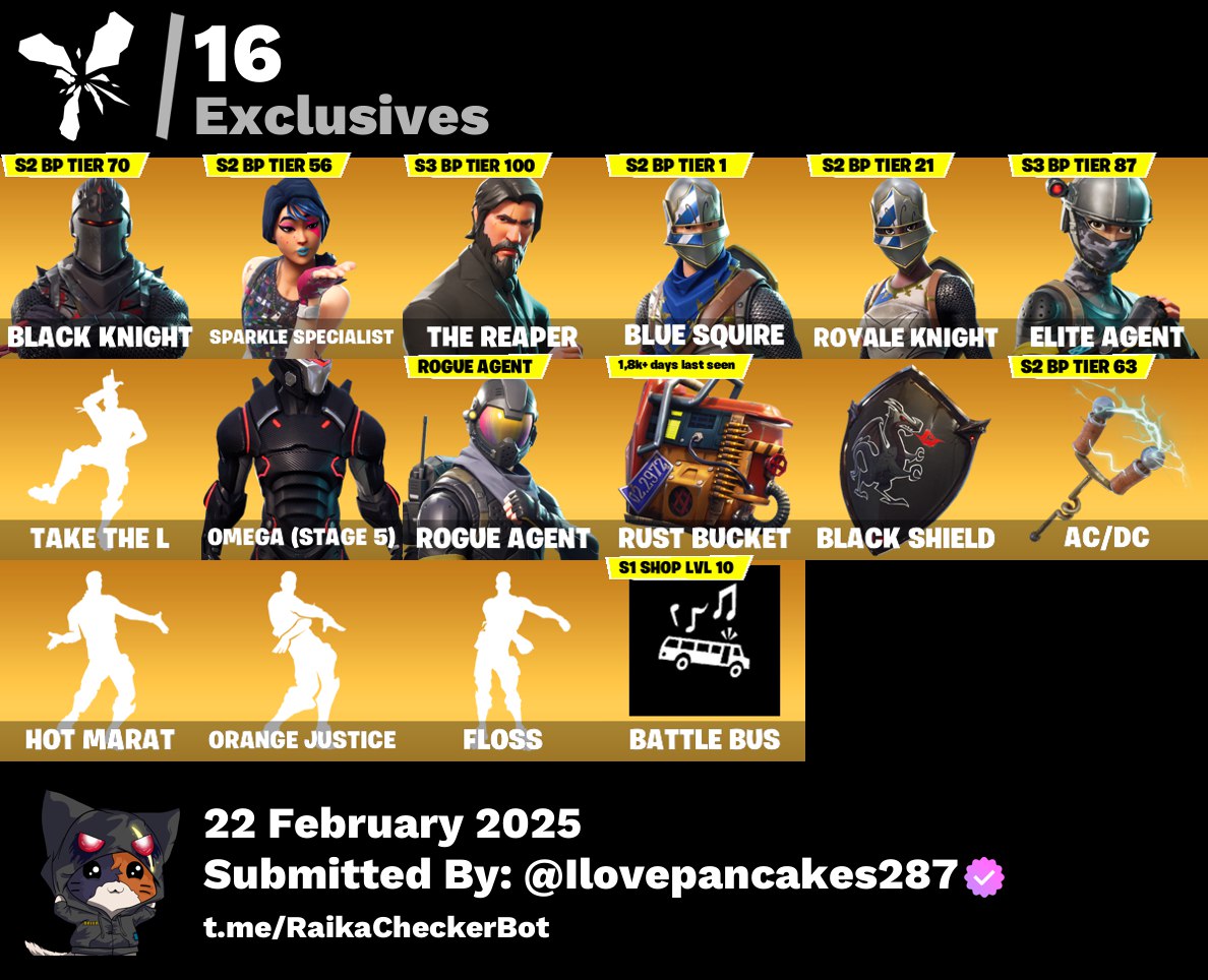 Account [PC/PSN/XBOX] 62 skins | Black Knight | The Reaper |  Omega (stage 5) | 300 VB