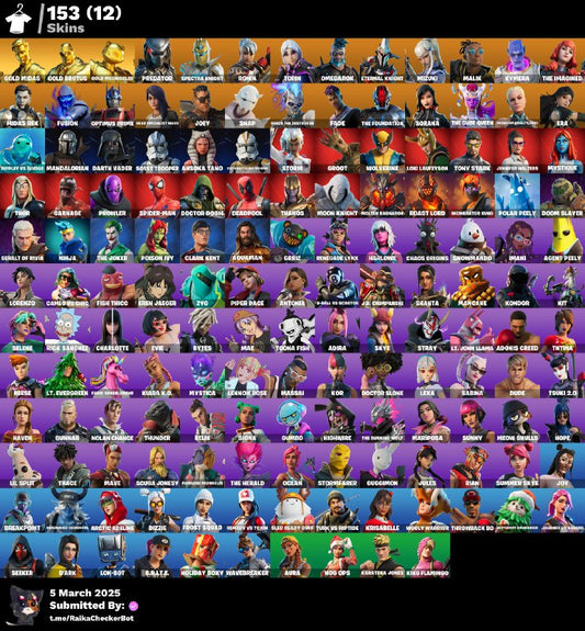 Account [PC/PSN/XBOX] 153 skins | Gold Midas | Gold Brutus |  400 VB