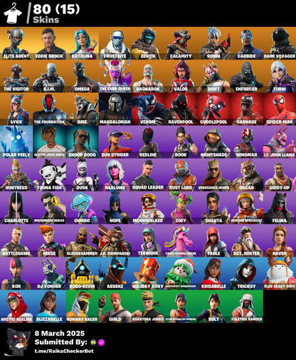 Account 80 skins | OG STW | Take The L