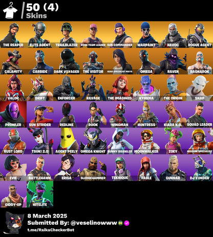 Account 50 skins | OG STW (Ultimate Edition) | The Reaper | Take The L | Trailblazer