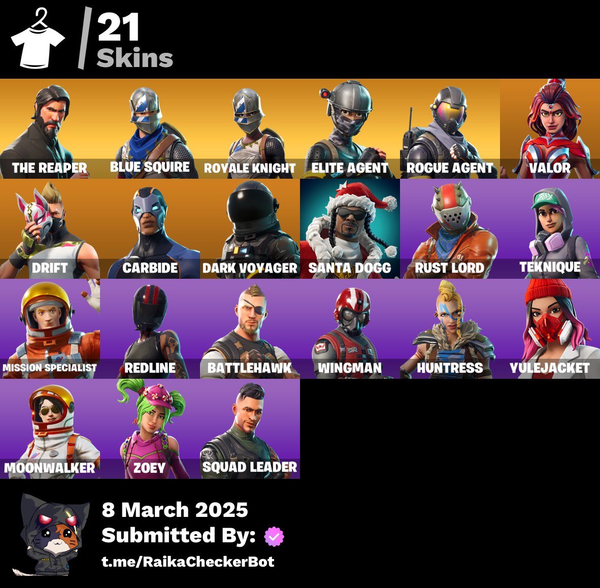 Account [PCPSN/XBOX] 21 skins | The Reaper | Blue Squire | Royale Knight |  300 VB