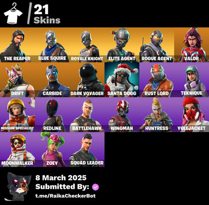 Account [PCPSN/XBOX] 21 skins | The Reaper | Blue Squire | Royale Knight |  300 VB