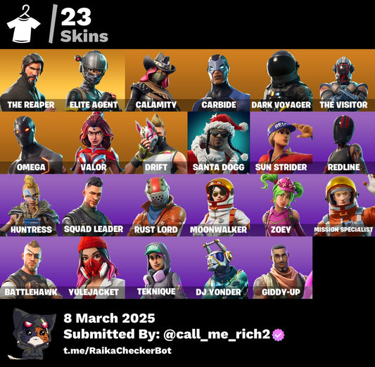 Account [PC/PSN/XBX] 23 skins | The Reaper | Elite Agent | Mako | Take The L | Omega