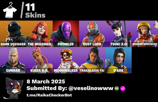 Account 11 skins | Mako | Take The L | Dark Voyager