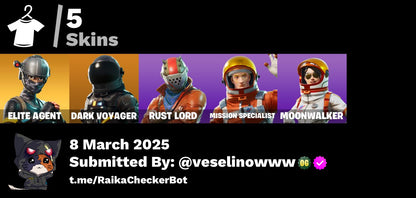 Account [PC/PSN/XBOX] 5 skins | Elite Agent | Take The L