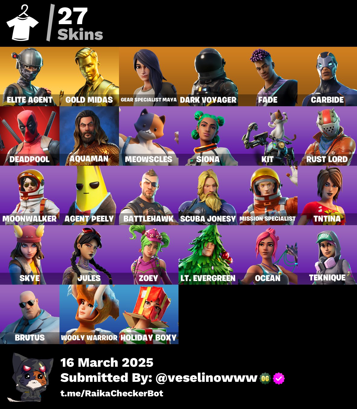 Account [PC/PSN/XBOX] 27 skins | Elite Agent | Take The L