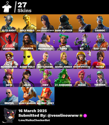 Account [PC/PSN/XBOX] 27 skins | Elite Agent | Take The L