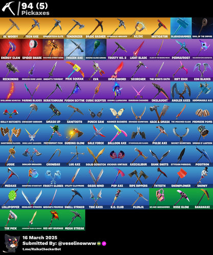 Account [PC/PSN/XBOX] 119 skins | OG STW | Black Knight | Travis Scott | Astro Jack | Take The L