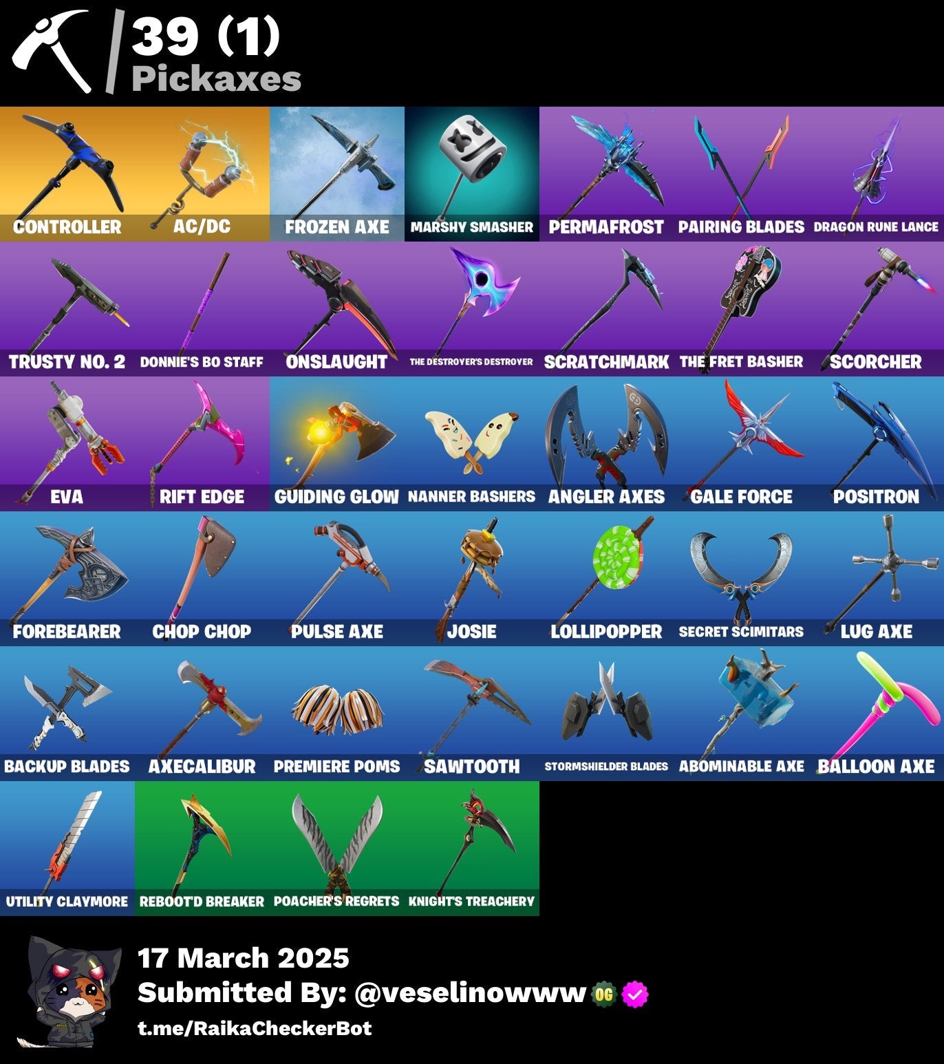 Account [PC/PSN/XBOX] 57 skins | Black Knight | The Reaper | Take The L | 1500 VB