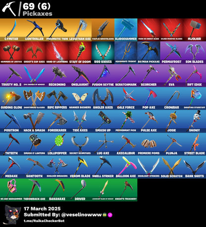 Account [PC/PSN/XBOX] 103 skins | The Reaper | s2 skins | Take The L | Gold Kratos | Leviathan axe