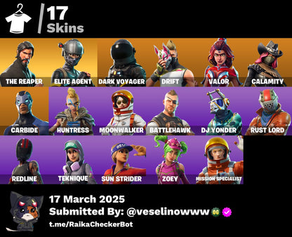 Account [PC/PSN/XBOX] 17 skins | The Reaper | Take The L | Mako