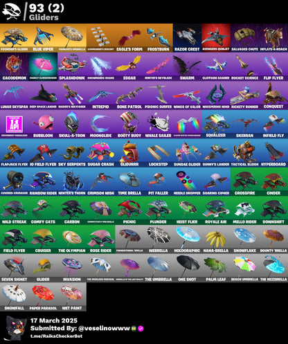 Account [PC/PSN/XBOX] 123 skins | OG STW | Huntmaster Saber | Leviathan | Omega (stage 5) | The Reaper | Take The L | Leviathan axe