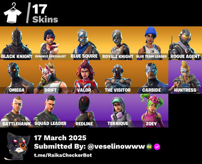 Account [PC/PSN/XBOX] 17 skins | Black Knight | Floss