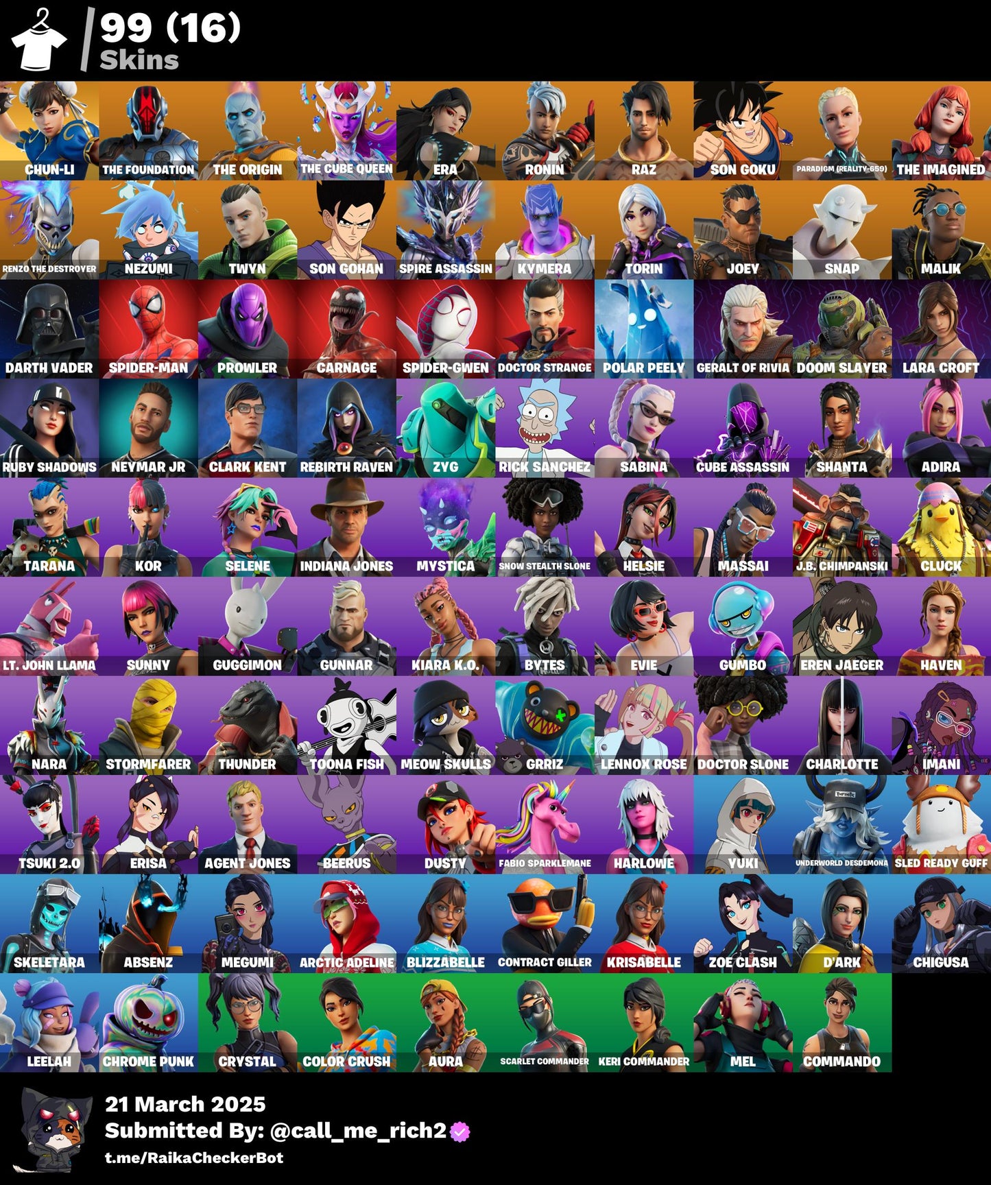 Account [PC/PSN/XBX] 99 skins [PARENTAL]  | Chun-Li | The Foundation | The Origin | 450 VB