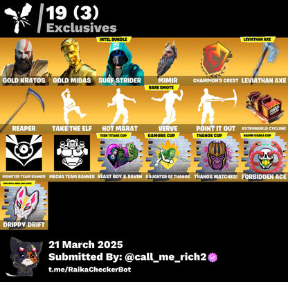 Account [PC/XBX] 155 skins | Gold Kratos | Gold Midas | Surf Strider | Leviathan Axe 250 VB