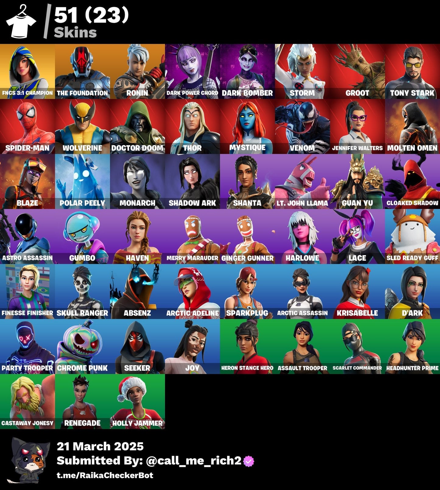 Account [PC/PSN/XBX] 51 skins | FNCS 3:1 Champion 300 VB