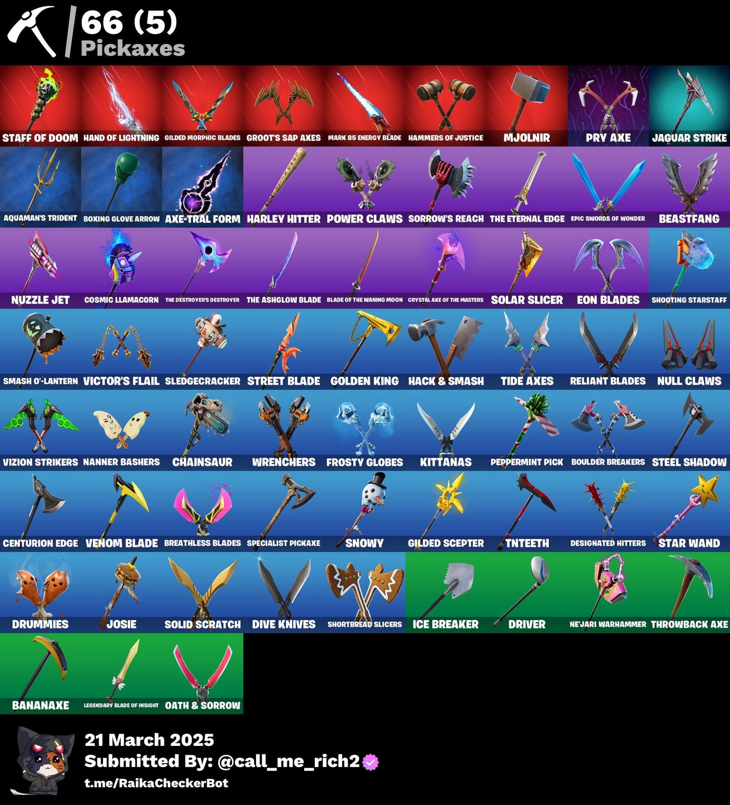 Account [PC/PSN/XBX] 60 skins | Gold TNTina | Gold Meowscles | Gold Brutus | Gold Midas  570 VB
