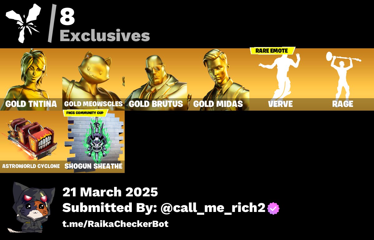 Account [PC/PSN/XBX] 60 skins | Gold TNTina | Gold Meowscles | Gold Brutus | Gold Midas  570 VB