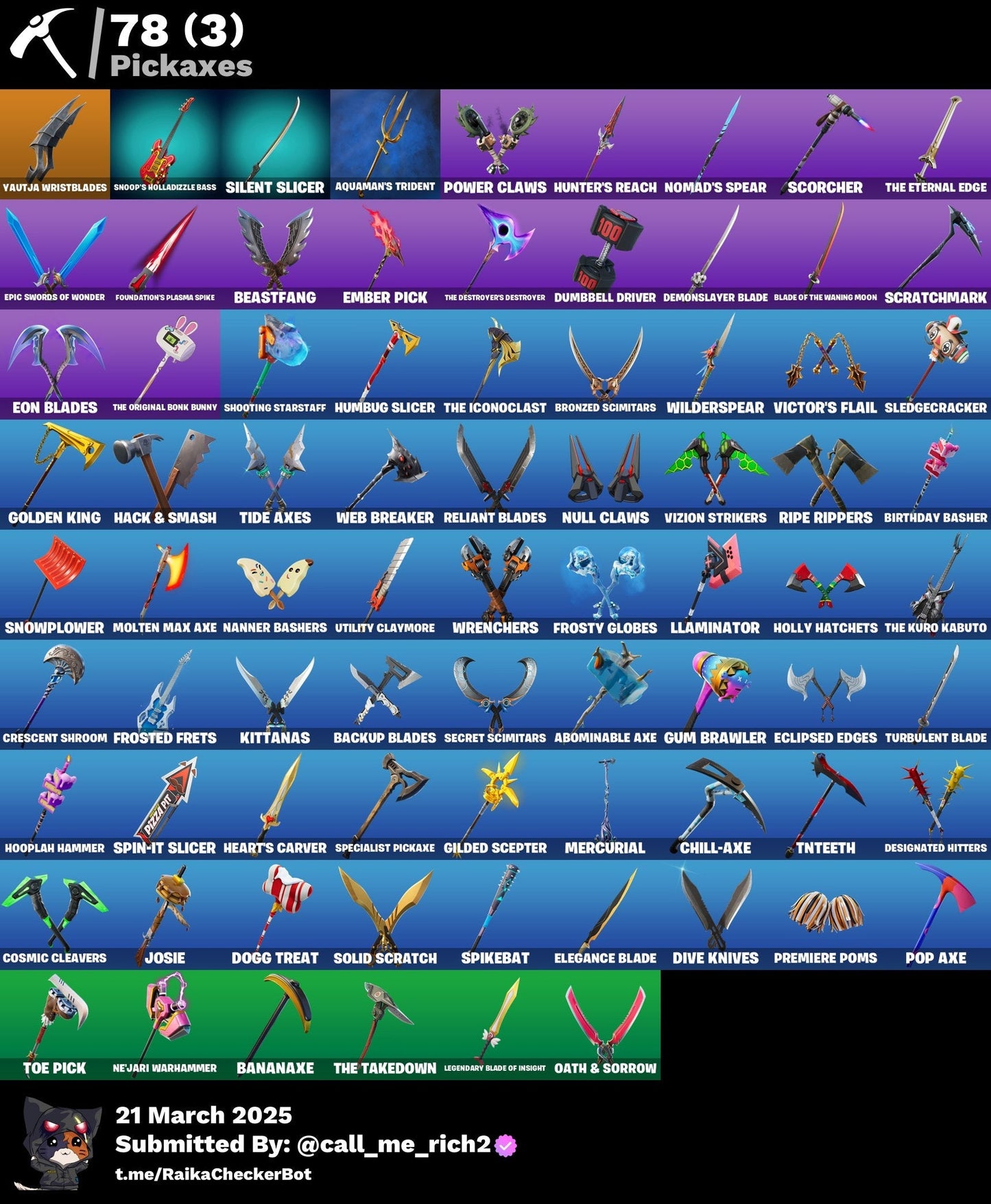 Account [PC/PSN/XBX] 67 skins | Wildcat 350 VB