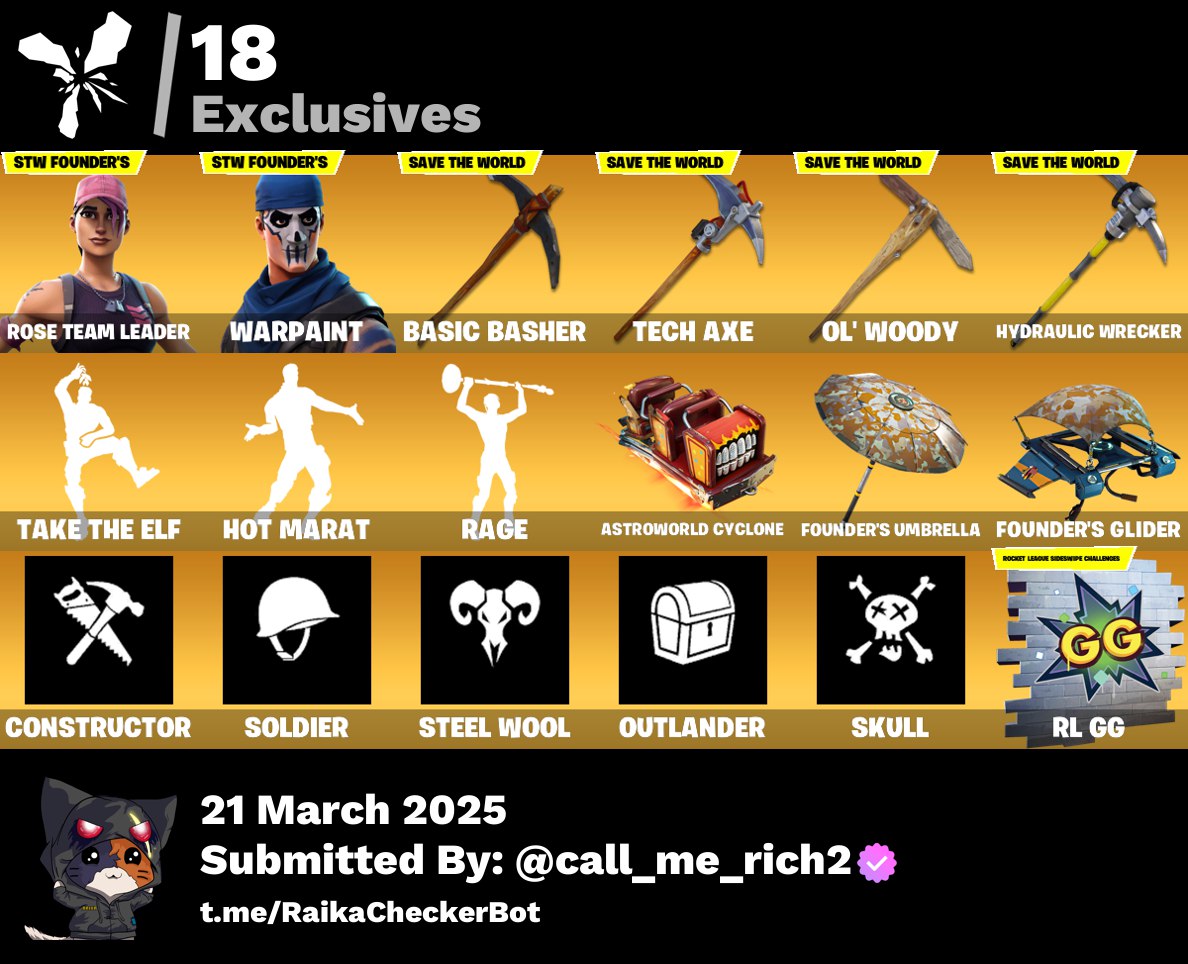 Account [PC/PSN/XBX] 68 skins | OG STW (Deluxe) 260 VB