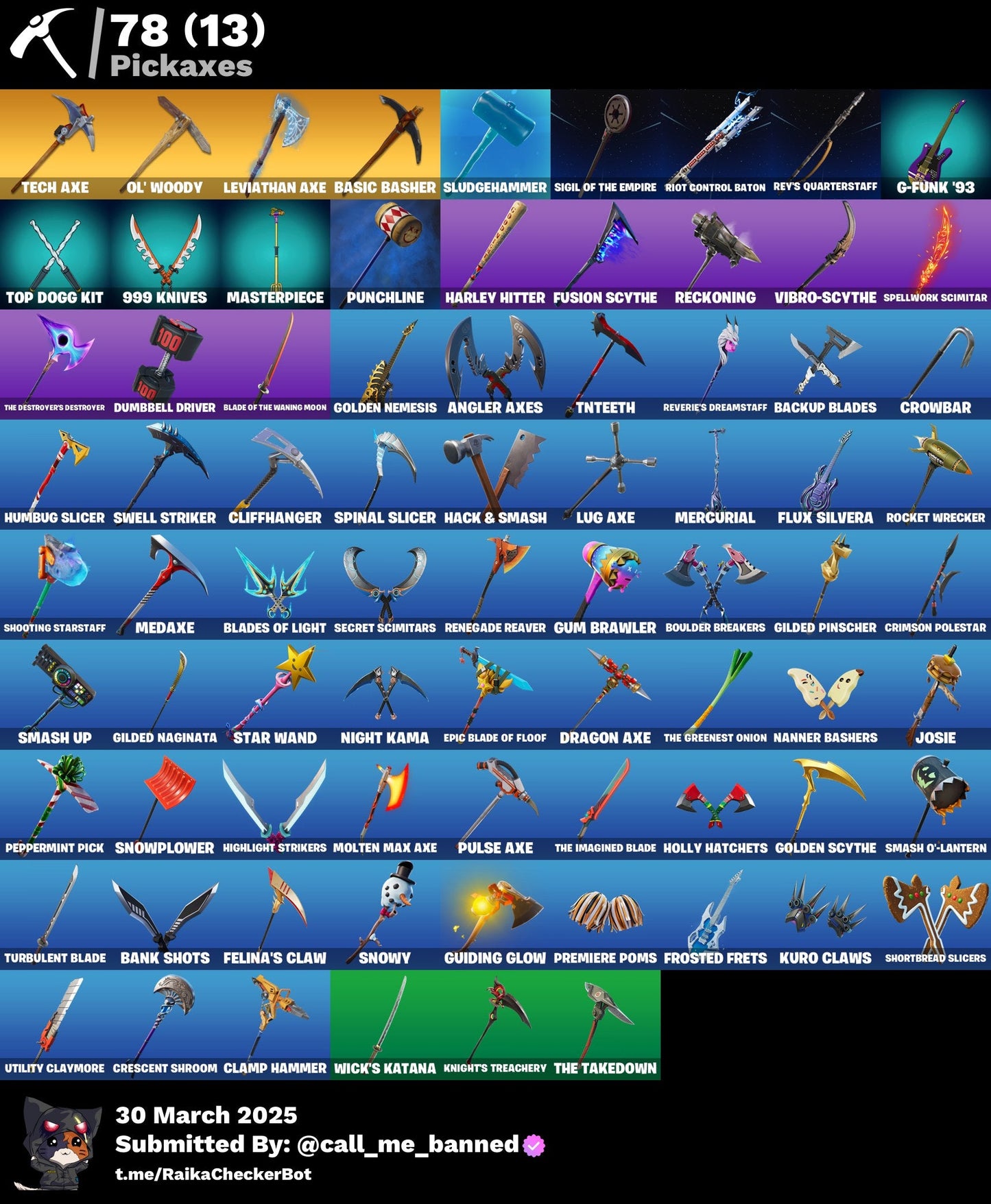 Account [PC/PSN/XBX] 56 skins | Blue Squire | Royale Knight | Blitz | Leviathan Axe 250 VB