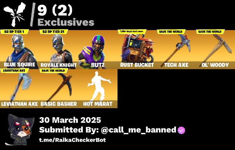 Account [PC/PSN/XBX] 56 skins | Blue Squire | Royale Knight | Blitz | Leviathan Axe 250 VB