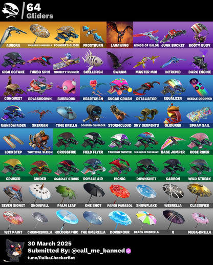 Account [PC/PSN/XBX] 103 skins | OG STW | Eon | The Reaper | Elite Agent | Take The L | Omega (stage 5) | Rogue Agent | Candy Axe  1900 VB
