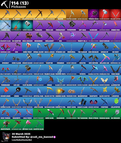 Account [PC/PSN/XBX] 122 skins | OG STW | The Reaper | Elite Agent | Mako | Take The L | Fishstick (World Cup) | Rogue Agent 1380 VB